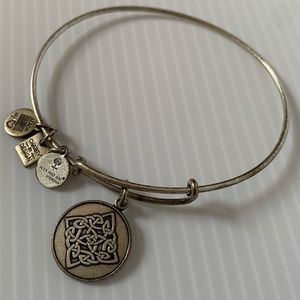 Alex and Ani Celtic Knotwork Bangle, silver